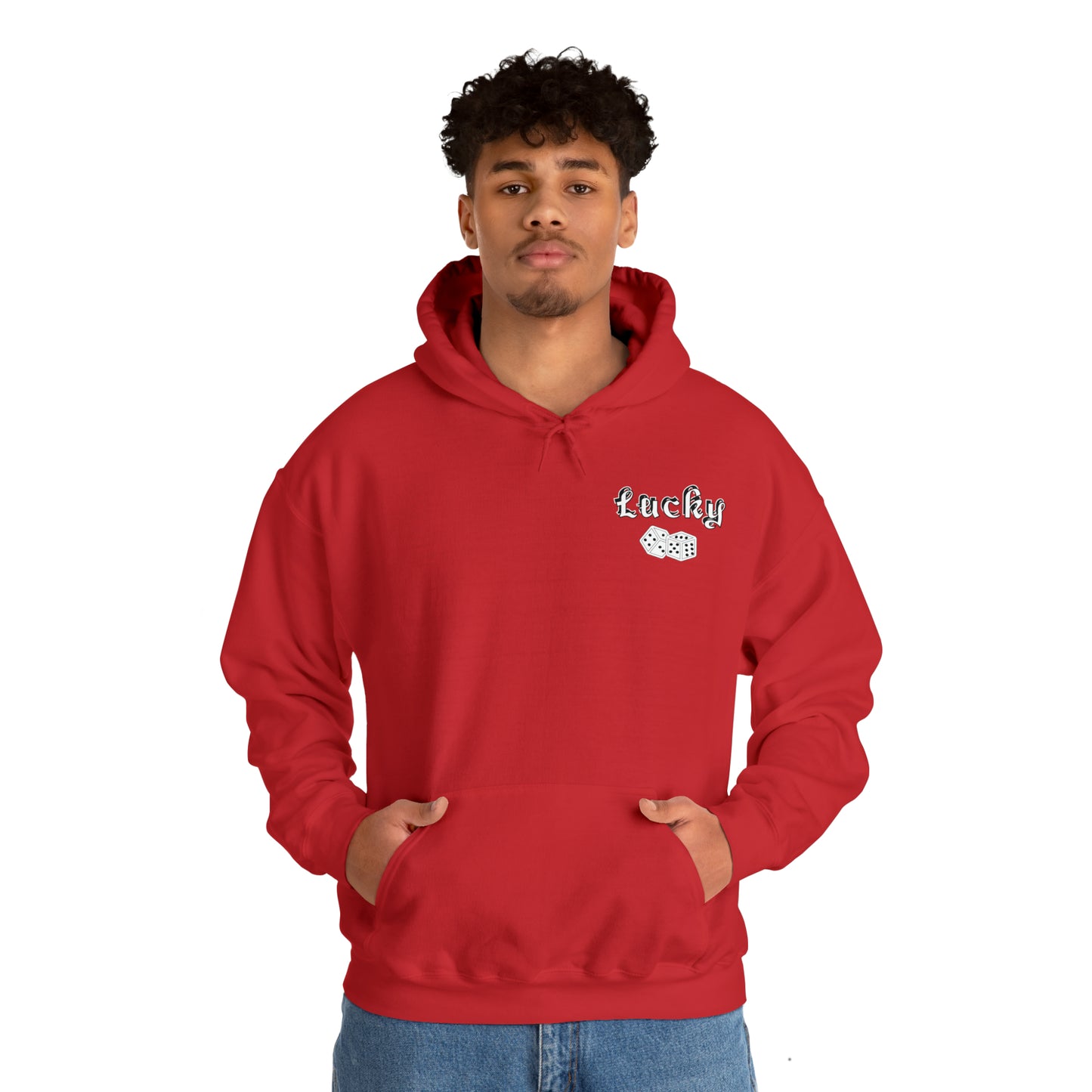 Lucky Front and back Hoodie