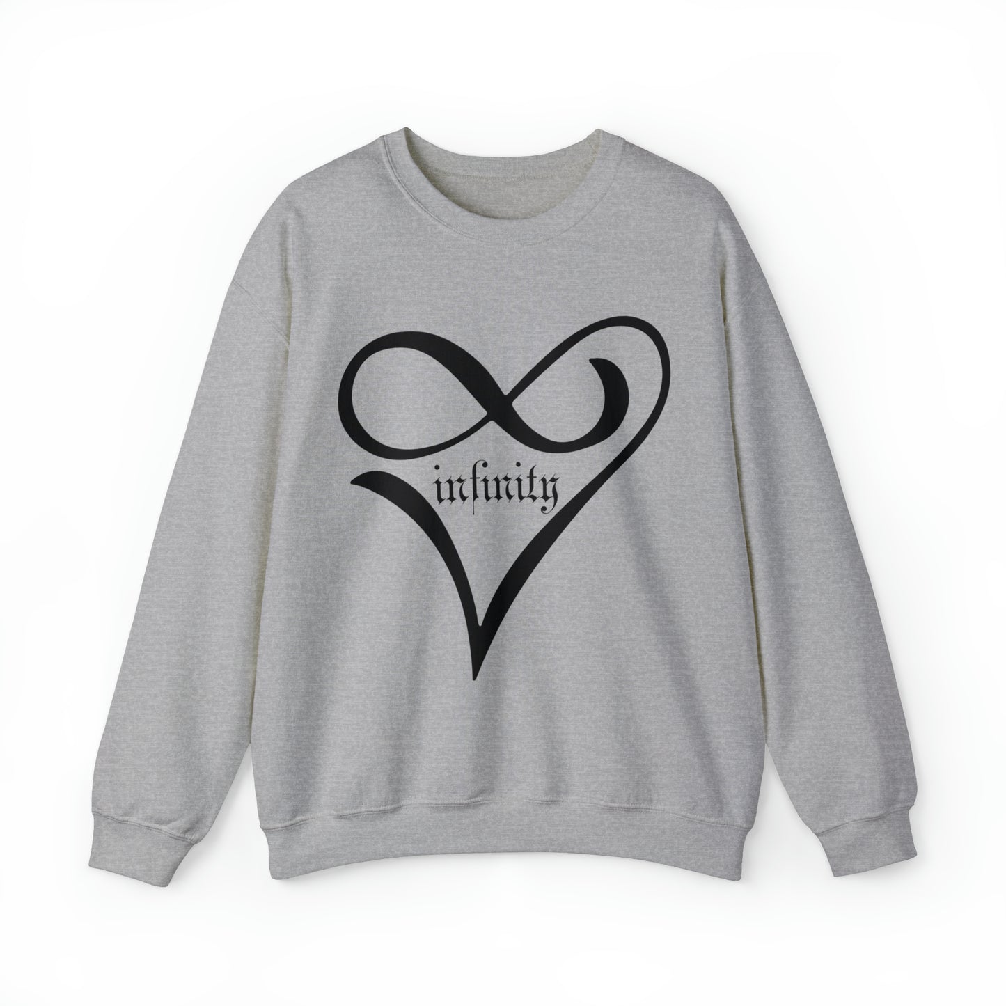 Infinity Heart symbol Crewneck Sweatshirt