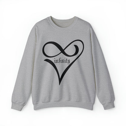 Infinity Heart symbol Crewneck Sweatshirt