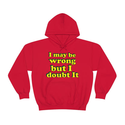 I doubt I'm wrong Hoodie