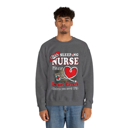 Sleeping nurse Crewneck Sweatshirt