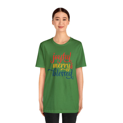 Joyful-Merry-blessed Christmas T-Shirt