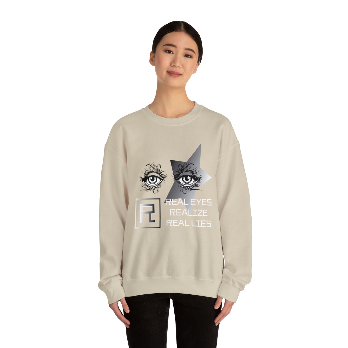 Real eyes Crewneck Sweatshirt