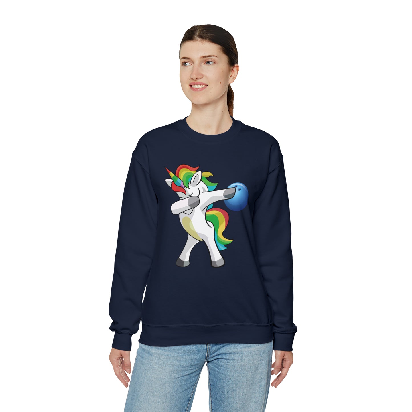 Dabbing Unicorn Crewneck Sweatshirt