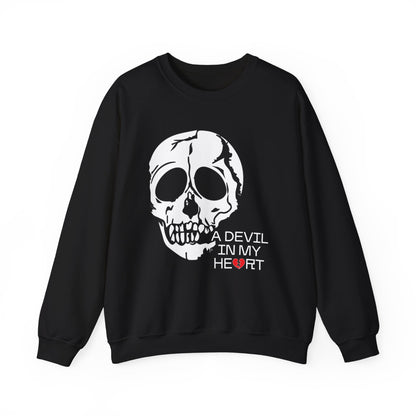 A devil in my heart Crewneck Sweatshirt