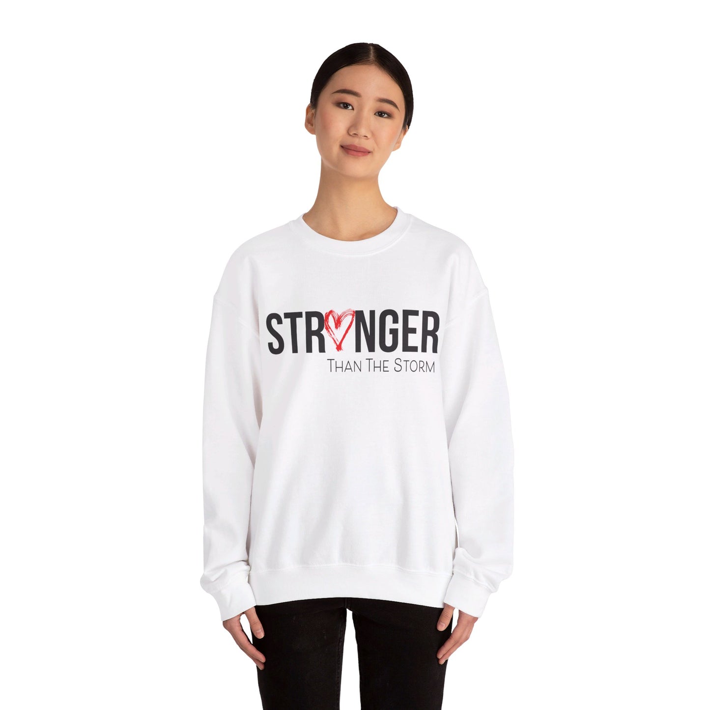 Stronger than the storm Crewneck Sweatshirt