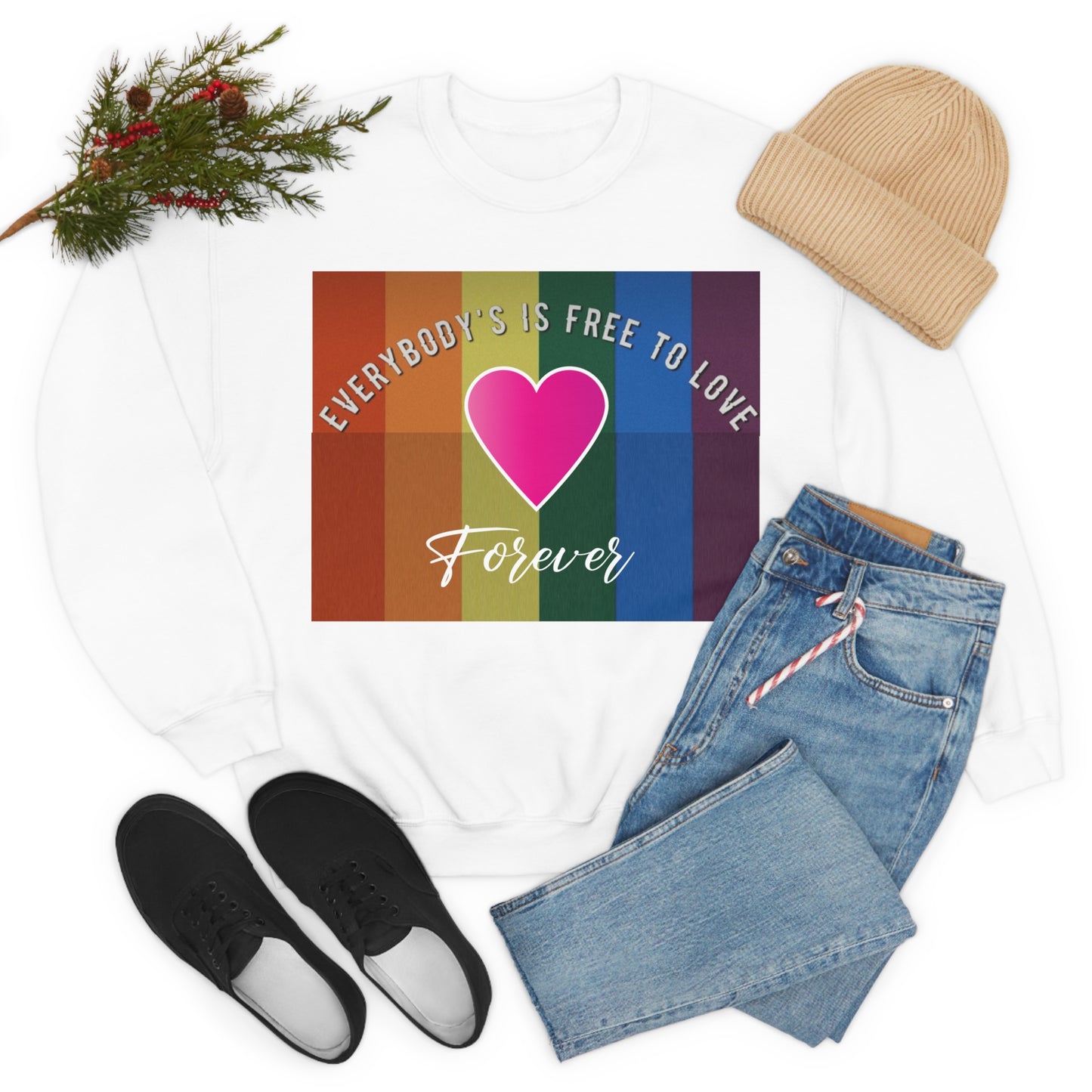 Everybody's Is Free To Love Crewneck Sweatshirt