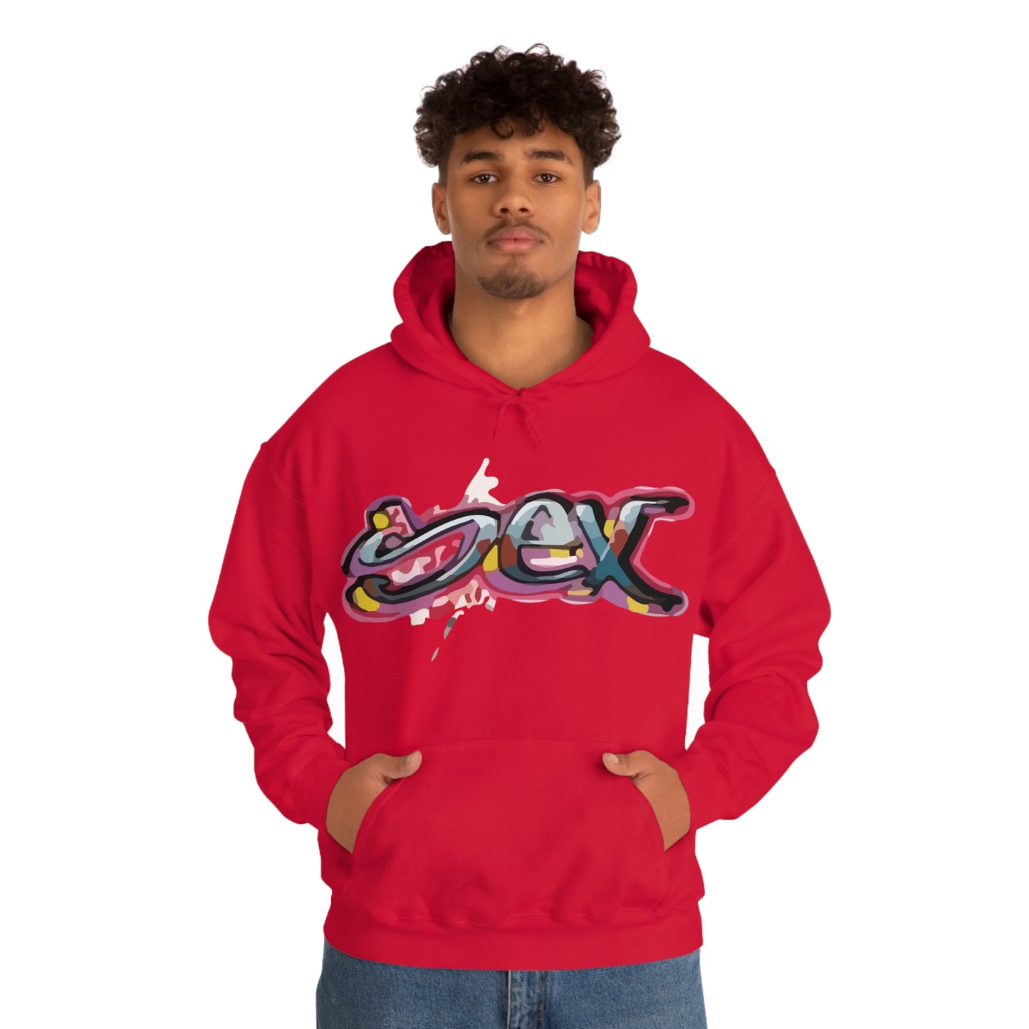 Sex colorful graffiti Hoodie