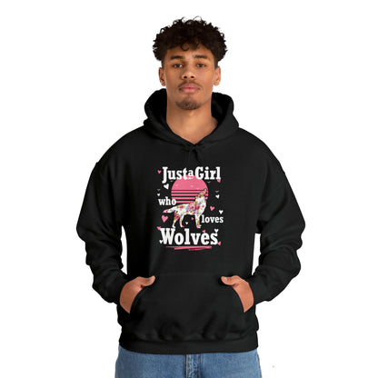 Just A Girl Who Loves Wolves Hoodie