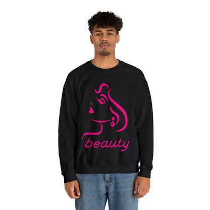 Beauty is woman Crewneck Sweatshirt