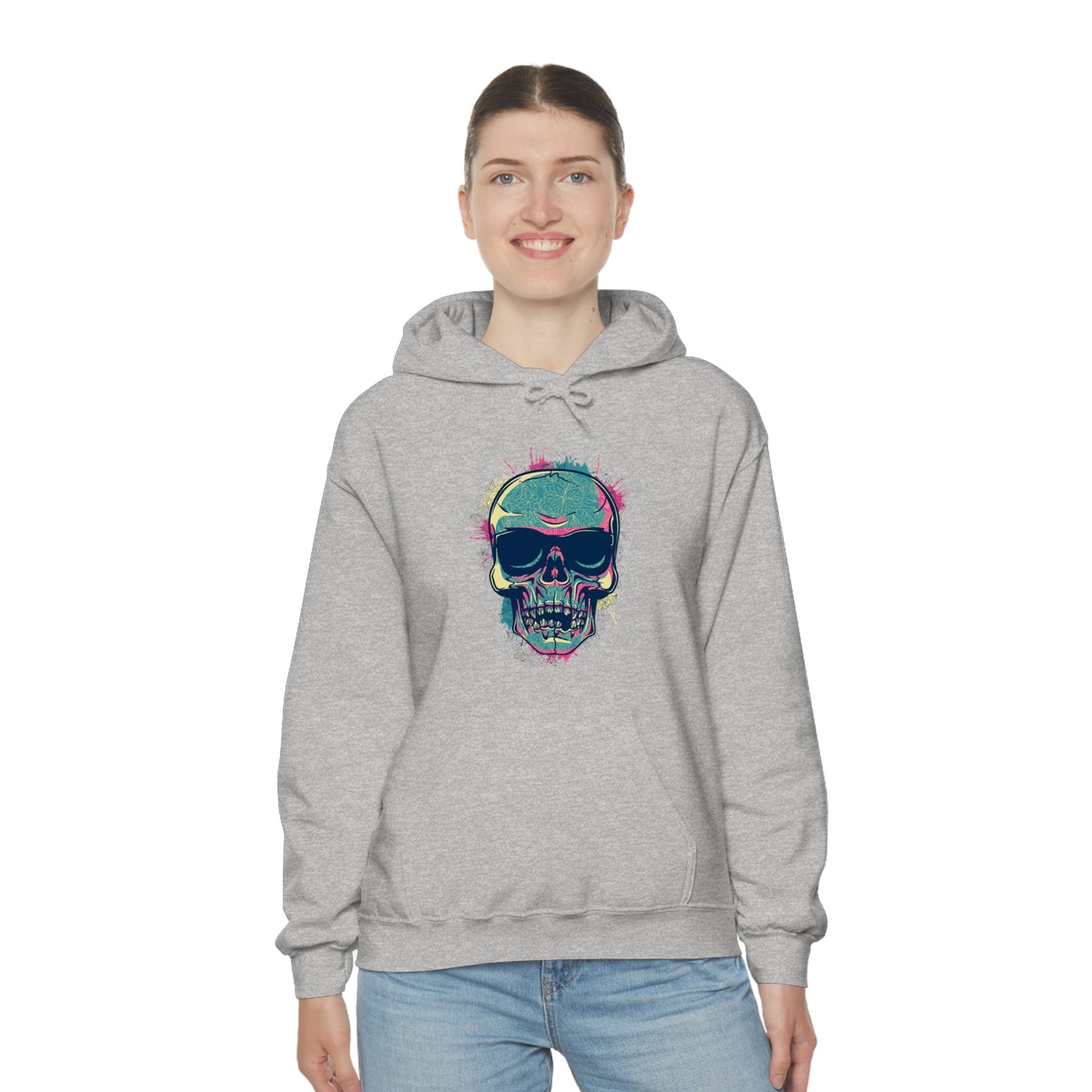 South Beach Skull Hoodie