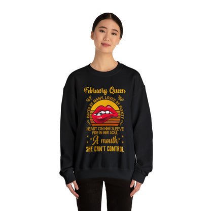 February queen Crewneck Sweatshirt