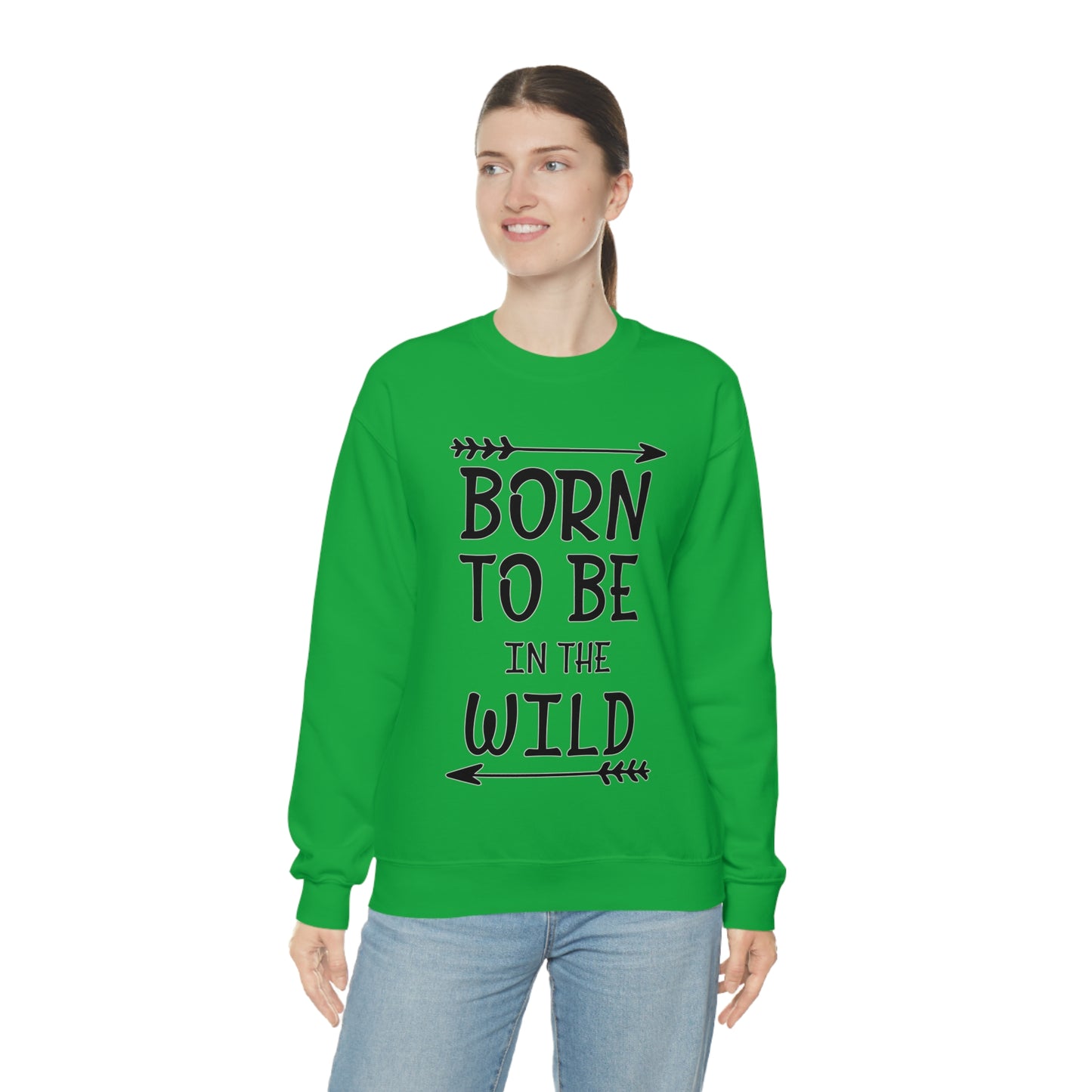 Born To Be In The Wild Crewneck Sweatshirt