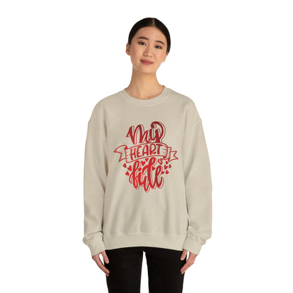 My heart is full Crewneck Sweatshirt