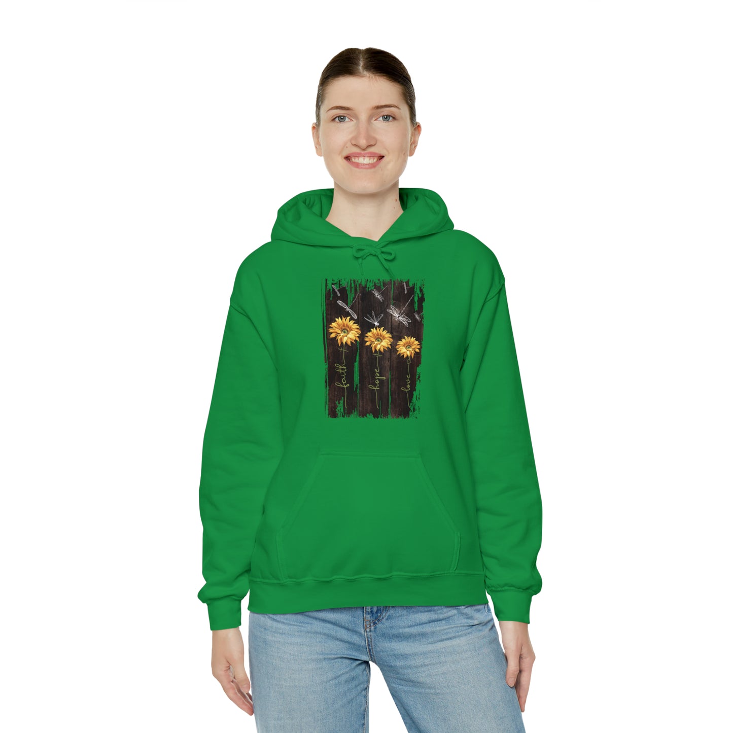 Sunflowers Faith hope love Hoodie