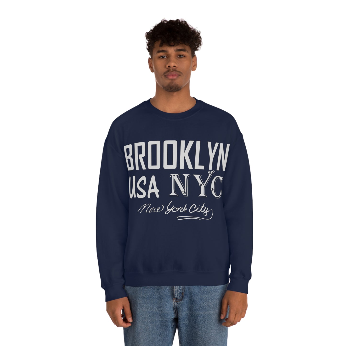 Brooklyn NY USA Crewneck Sweatshirt