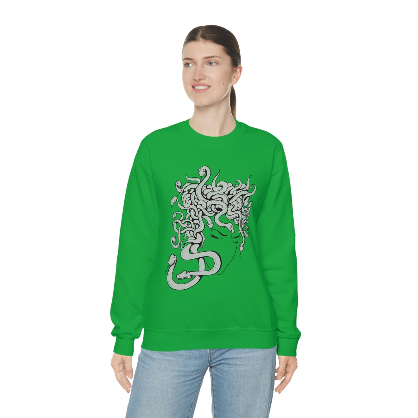 Snake Face Crewneck Sweatshirt