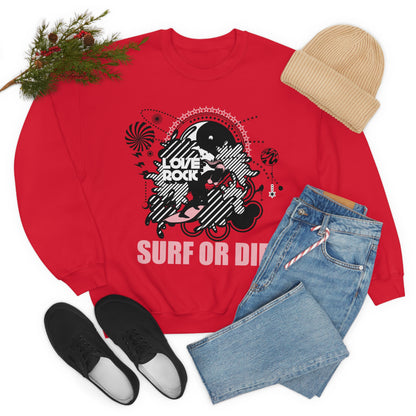 Surf or Die Crewneck Sweatshirt