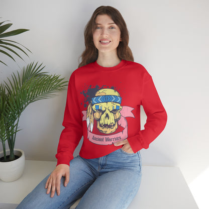 Ancient Warrior Skull Chief Crewneck Sweatshirt