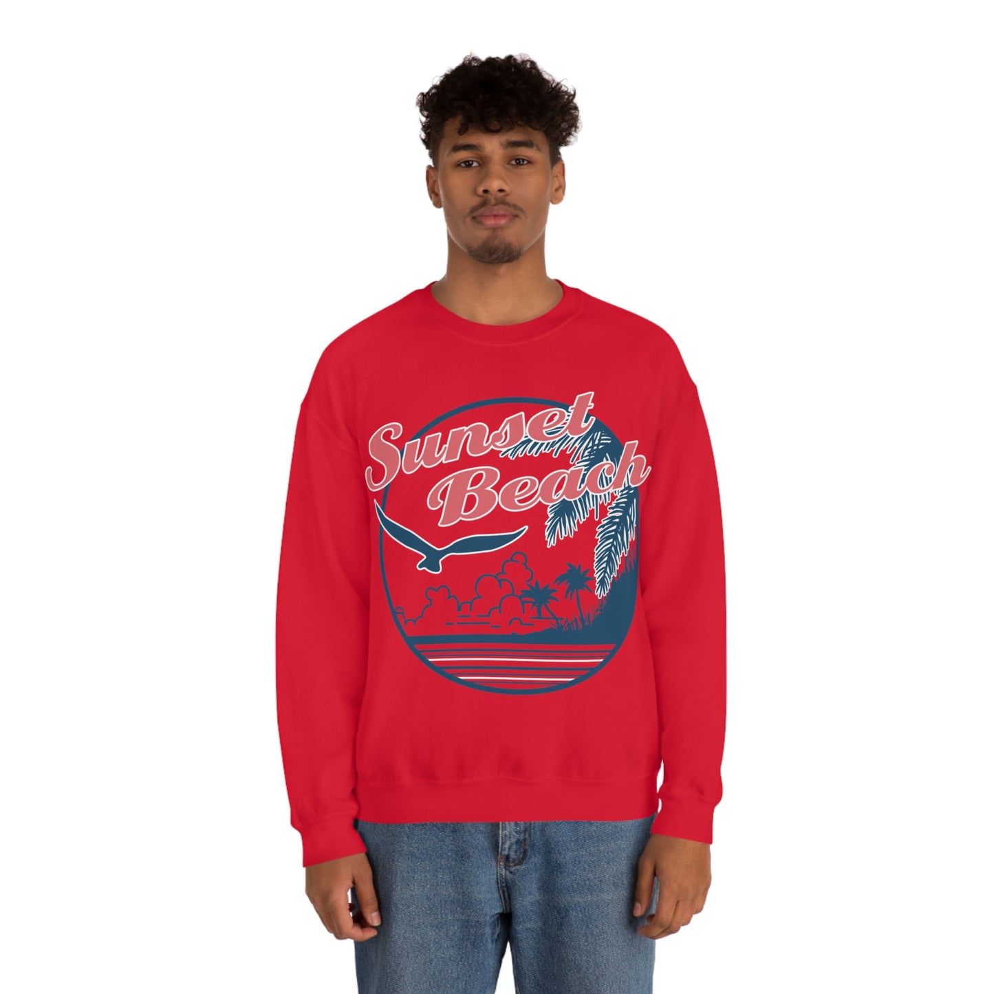 Sunset Beach Crewneck Sweatshirt