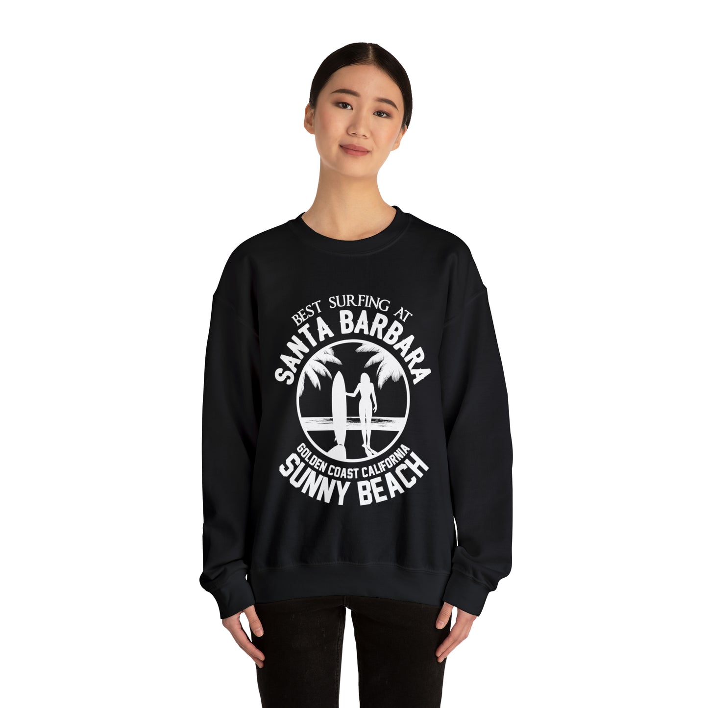 Santa Barbara_Sunny beach Crewneck Sweatshirt