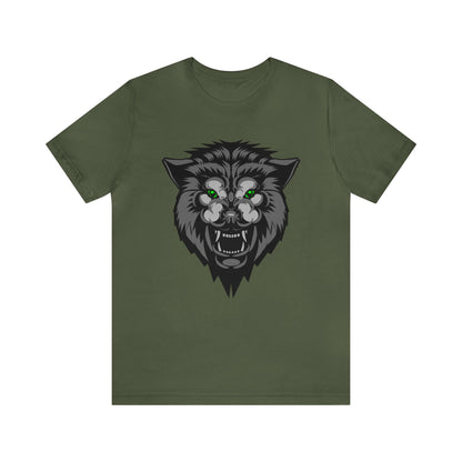 Green eyes wolf T-Shirt