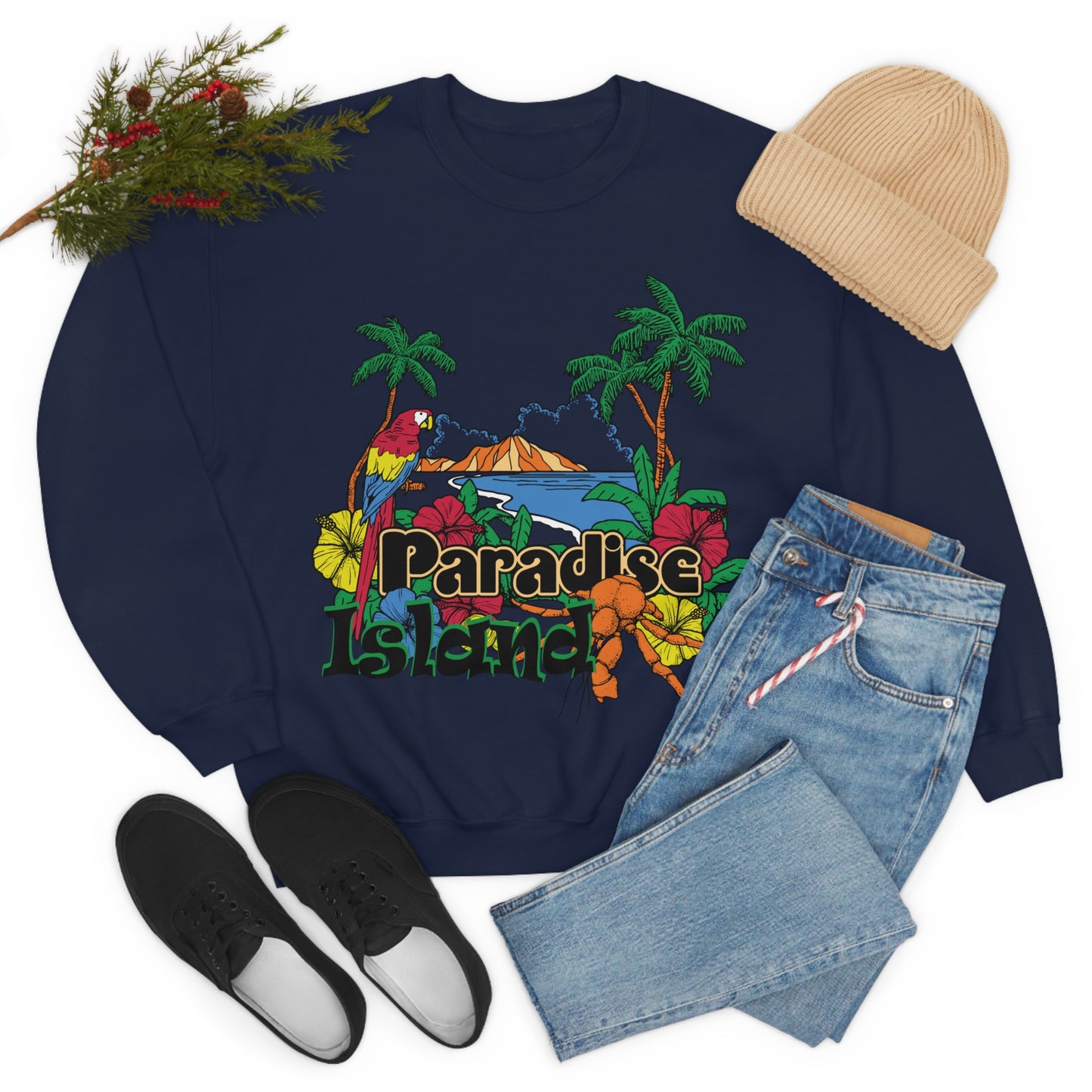 Paradise Island Crewneck Sweatshirt