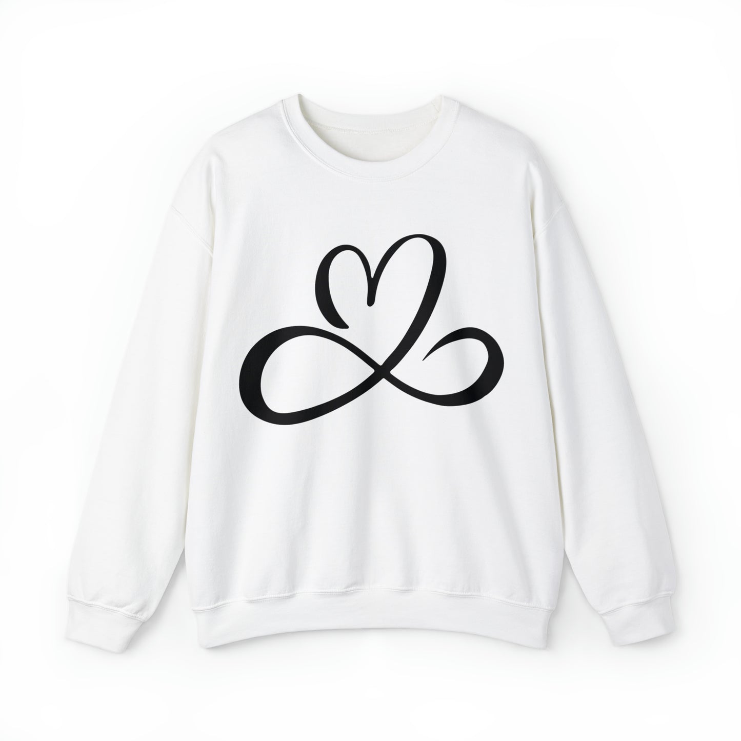 Heart infinity symbol Crewneck Sweatshirt