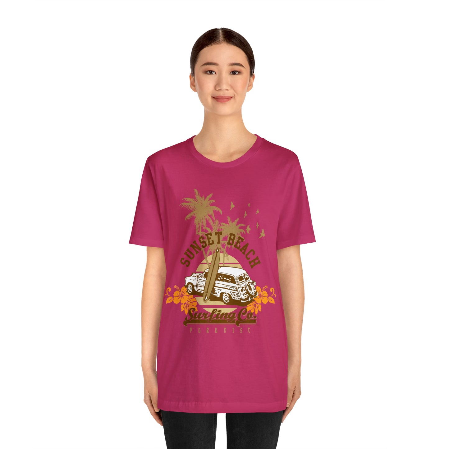 Sunset Beach Surfing Paradise T-Shirt