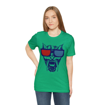 3D Glasses Tiger T-Shirt