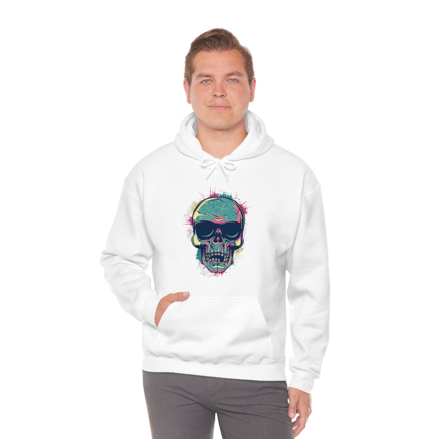 South Beach Skull Hoodie