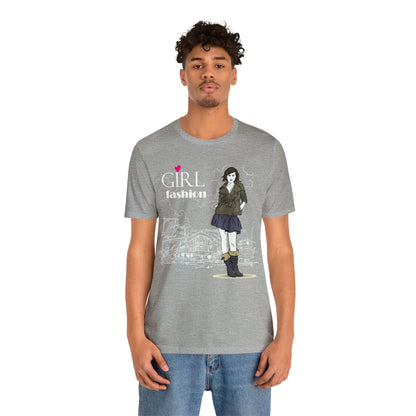 Girl with fashion T-Shirt