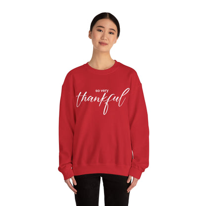 So very thankful Crewneck Sweatshirt