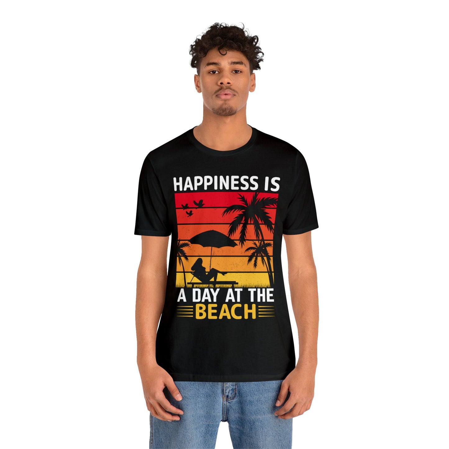 Happiness is at the beach Vintage T-Shirt