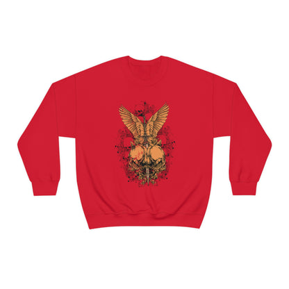 Angel Skulls Crewneck Sweatshirt