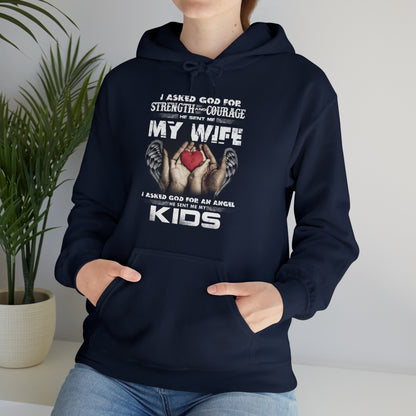 My wife and kids Hoodie