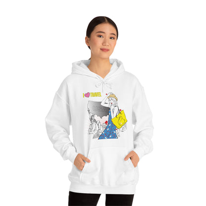 I love to travel _1 Hoodie