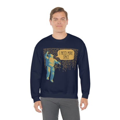 I need more_Space Crewneck Sweatshirt