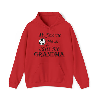 Grandma Favorite Soccer Player Hoodie