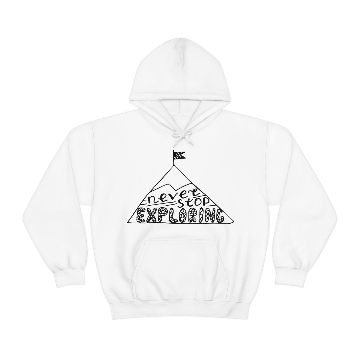 Never stop exploring Hoodie