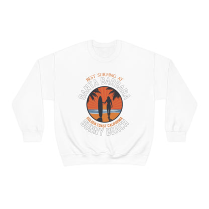 Santa Barbara sunny beach Crewneck Sweatshirt