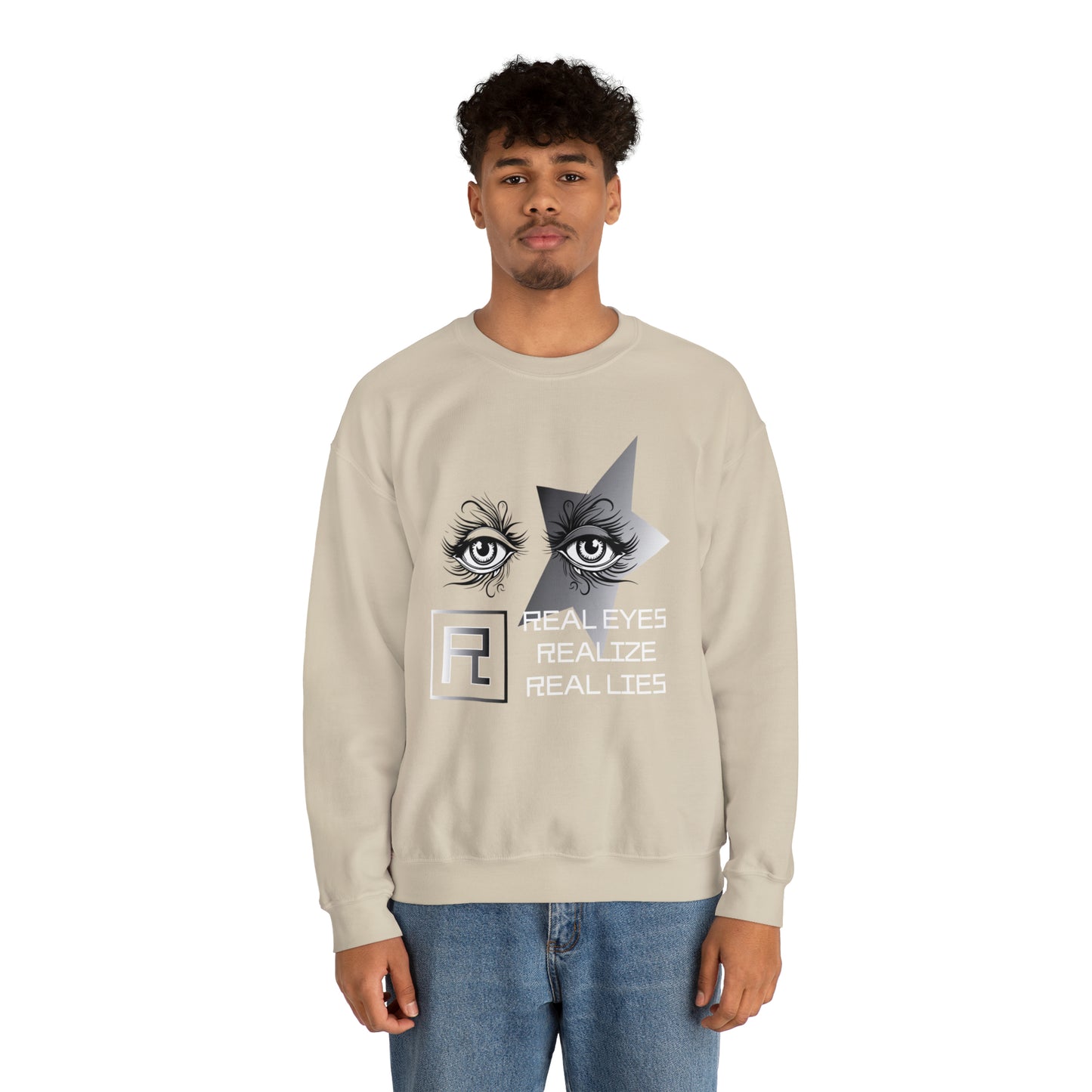 Real eyes Crewneck Sweatshirt