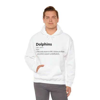 Dolphins definition Hoodie