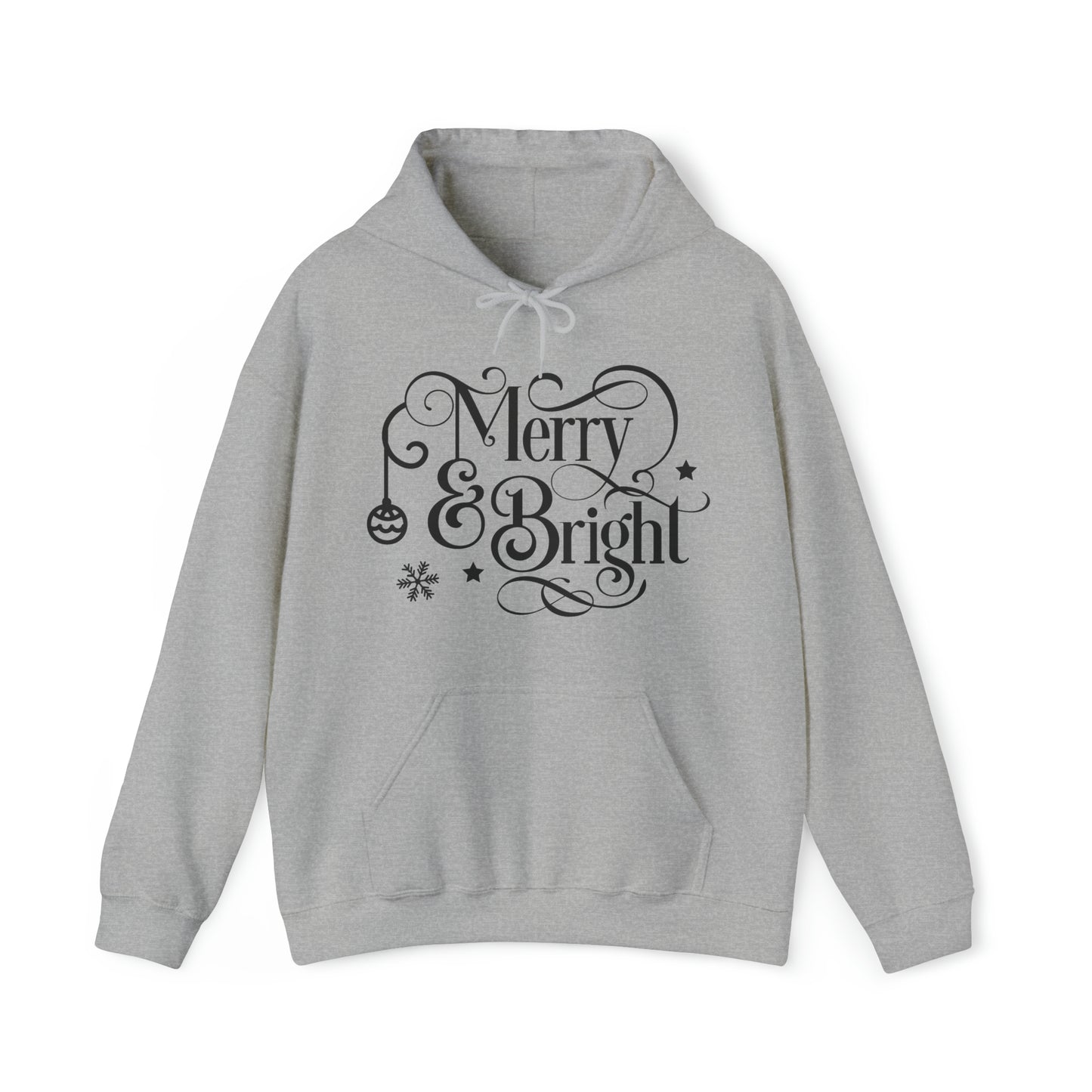 Merry and Bright Christmas Hoodie