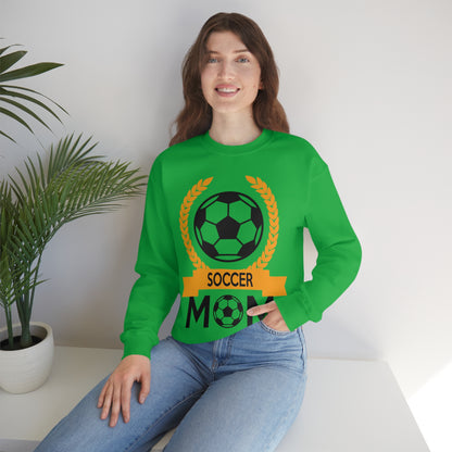 Soccer mom crest Crewneck Sweatshirt