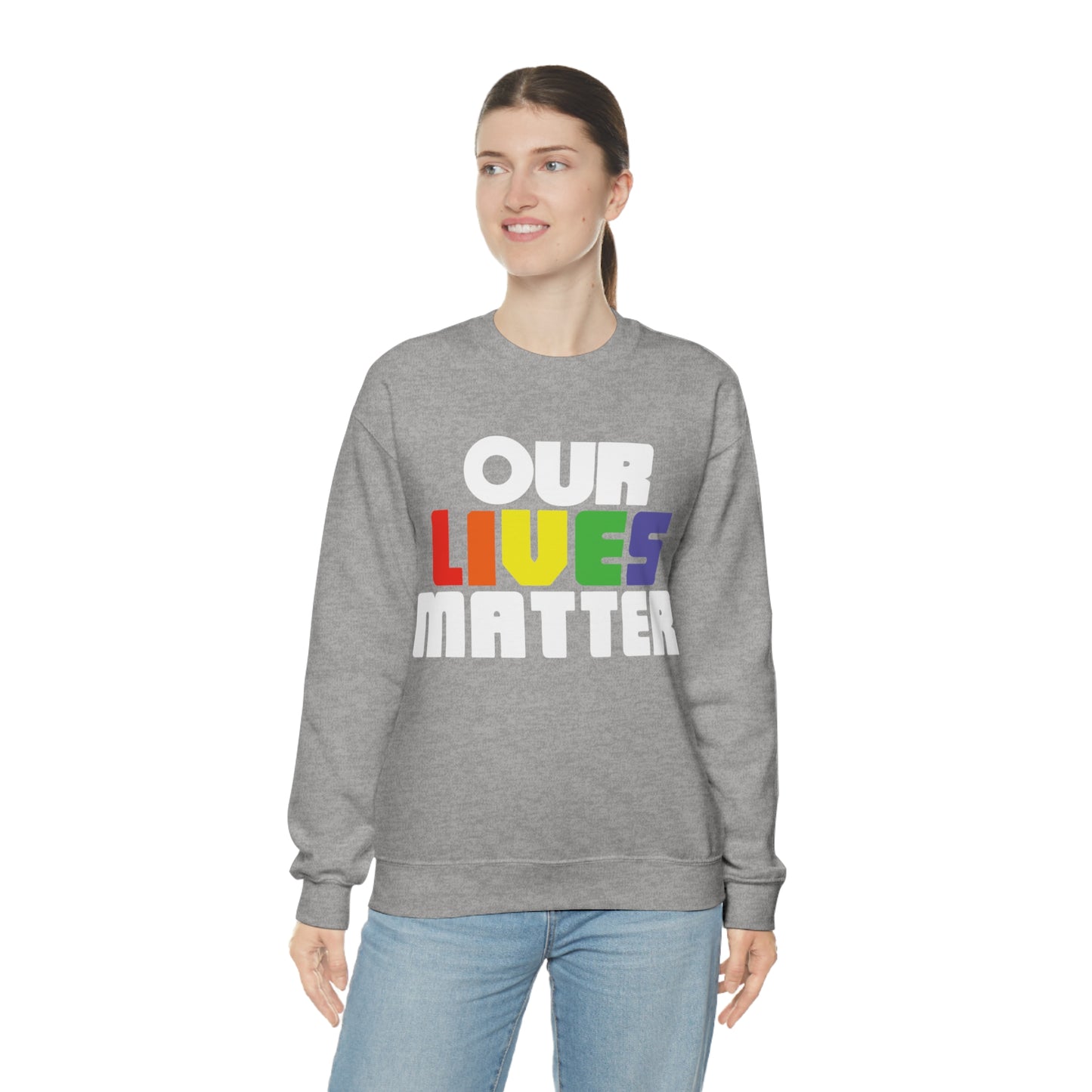 Our lives matter Crewneck Sweatshirt