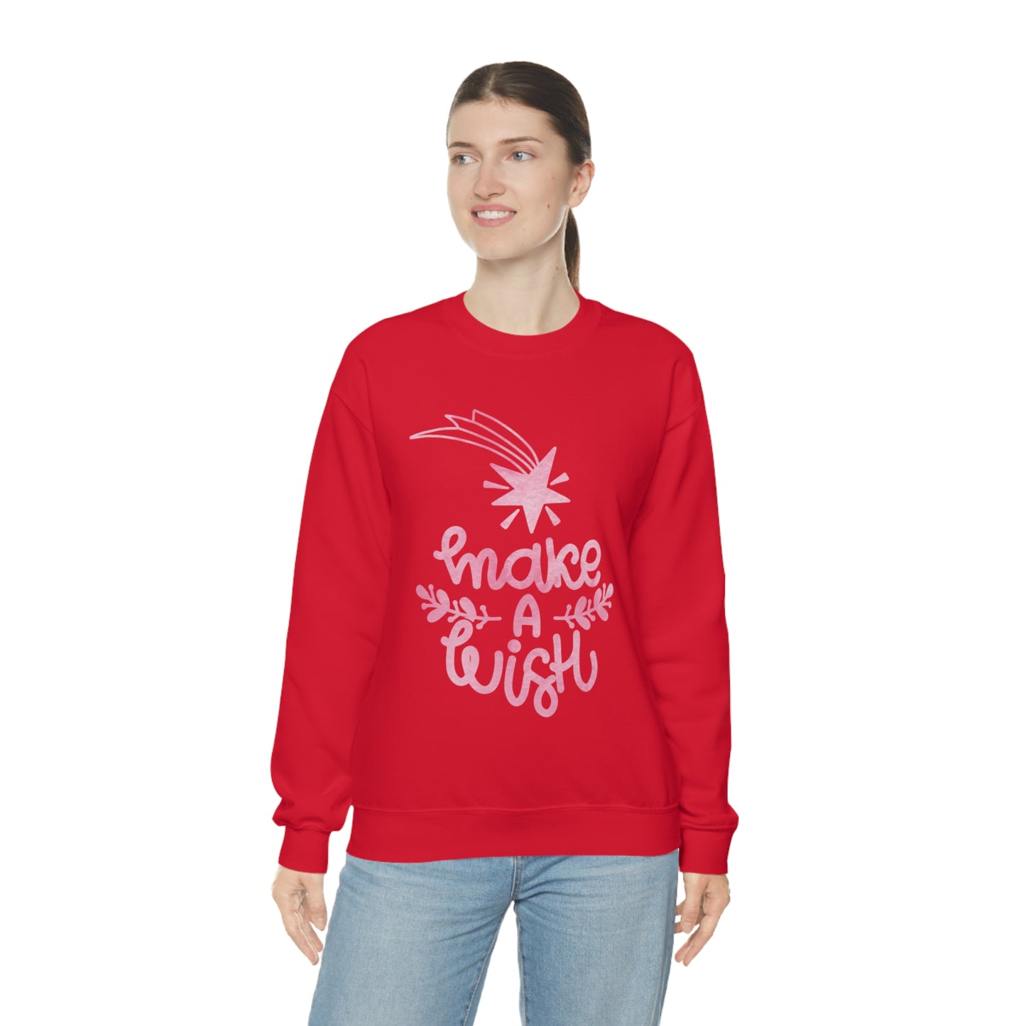 Unicorn make a wish Crewneck Sweatshirt