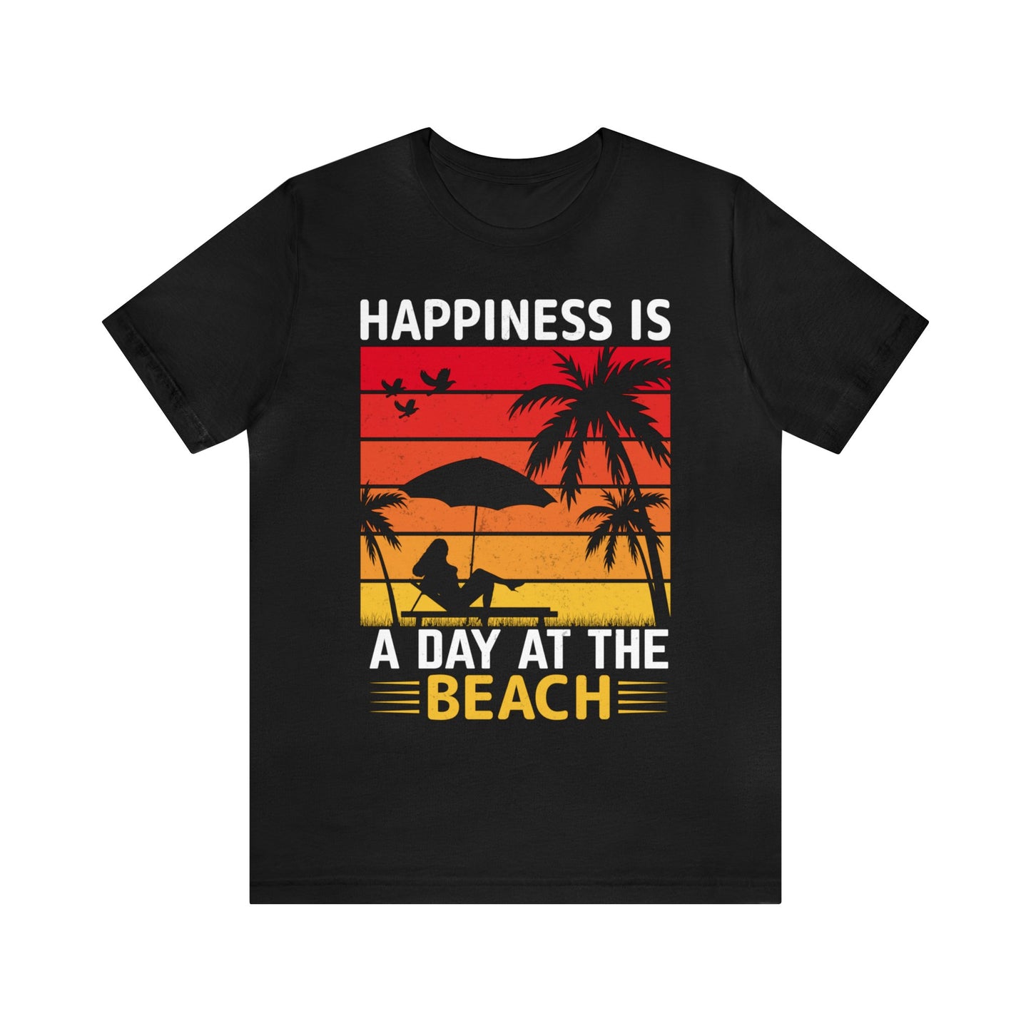 Happiness is at the beach Vintage T-Shirt