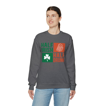 Half Irish half drunk Crewneck Sweatshirt