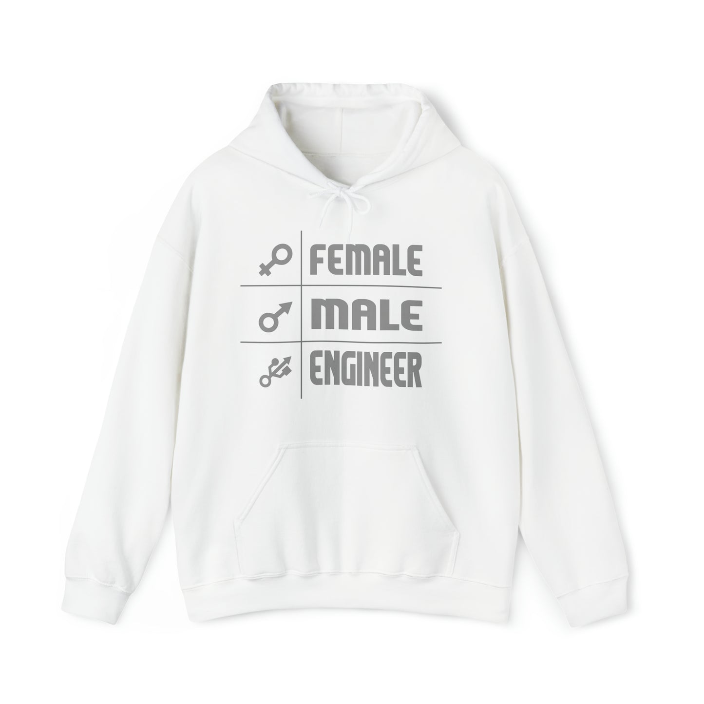 Female - male- engineer Hoodie